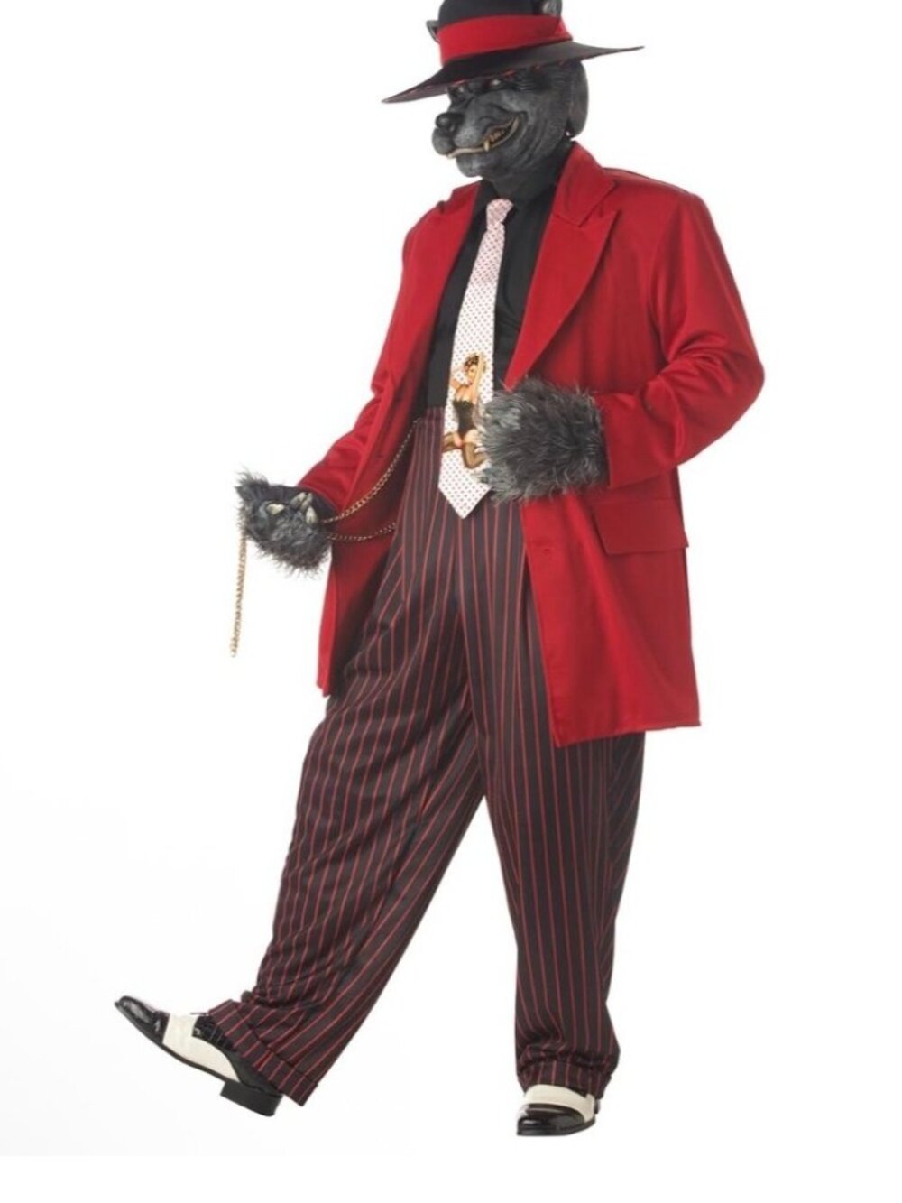 20s Gangster Pimp Howling Good Time Men Costume size XL
